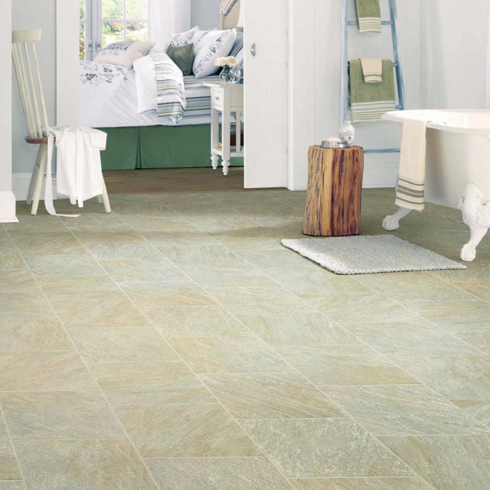 Tarkett Lifetime™ Quartzite Tile, Green 220057037