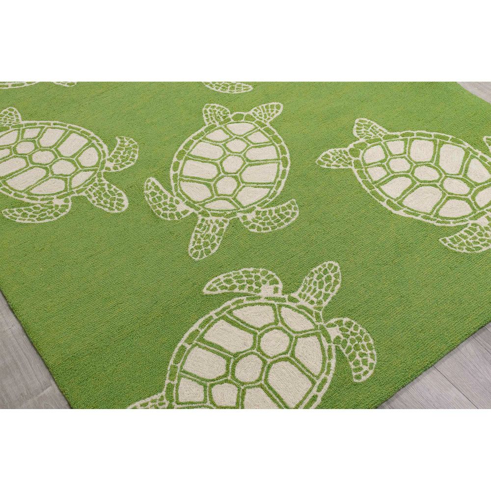 Liora Manne Capri Turtle Green 5’0″ x 7’6″ CAP57163416