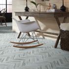 Shaw Floors Ceramic Solutions Fusion Herringbone Mosaic Titanium