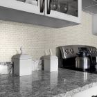 Shaw Floors Ceramic Solutions Chateau Mini Brick Mosaic Crema Marfil