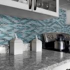 Shaw Floors Ceramic Solutions Molten Stretch Hexagon Glass Hydra