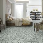 Shaw Floors Ceramic Solutions Molten Hexagon Glass Nickel
