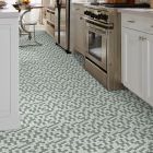Shaw Floors Ceramic Solutions Molten Hexagon Glass Nickel