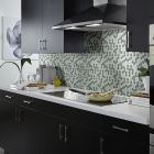 Shaw Floors Ceramic Solutions Molten Hexagon Glass Nickel