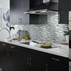 Shaw Floors Ceramic Solutions Molten Linear Glass Nickel
