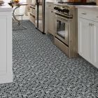 Shaw Floors Ceramic Solutions Molten Hexagon Glass Obsidian