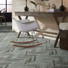 Shaw Floors Ceramic Solutions Fusion Herringbone Mosaic Steel