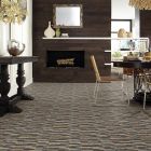 Shaw Floors Ceramic Solutions Molten Linear Glass Bronze