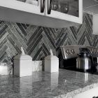 Shaw Floors Ceramic Solutions Fusion Herringbone Mosaic Lithium
