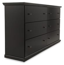 Maribel – Black – Six Drawer Dresser B138-31