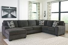 Ballinasloe – Smoke – Left Arm Facing Corner Chaise 3 Pc Sectional 80703/16/34/67
