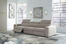 Mabton – Gray – Power Reclining Sofa 3 Pc Sectional 77005/58/46/62