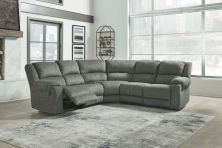 Goalie – Pewter – Zero Wall Recliners 5 Pc Sectional 79103/40/19/77/46/41