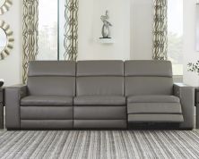 Texline – Gray – Power Reclining Sofa U59603/22/46/21/23