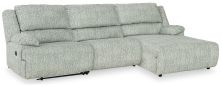 Mcclelland – Gray – 3-Piece Reclining Sectional With Raf Press Back Chaise 29302S2