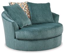 Laylabrook – Teal – Oversized Swivel Accent Chair 9220621