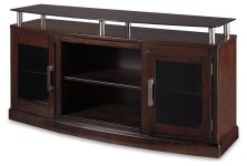 Chanceen – Dark Brown – Medium TV Stand/Fireplace Opt W757-48