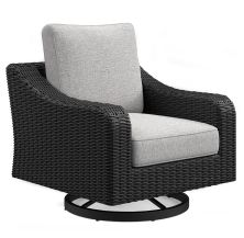 Beachcroft – Black / Light Gray – Swivel Lounge Chair P792-821