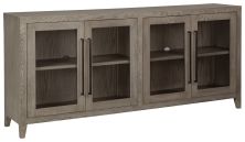 Dalenville – Warm Gray – Accent Cabinet – 4 Doors A4000421
