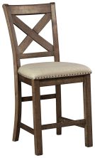 Moriville – Beige – Upholstered Barstool (Set of 2) D631-124