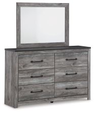 Bronyan – Dark Gray – Dresser And Mirror B1290B1