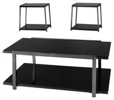 Rollynx – Black – Occasional Table Set (Set of 3) T326-13