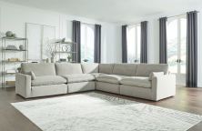 Sophie – Gray – Corner Chairs 5 Pc Sectional 15705/64/46/77/46/65