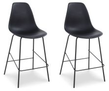 Forestead – Black – Barstool (Set of 2) D130-124