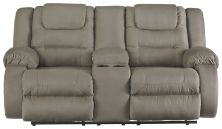 Mccade – Cobblestone – Dbl Rec Loveseat W/Console 1010494