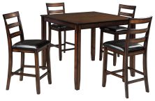 Coviar – Brown – Drm Counter Table Set (Set of 5) D385-223