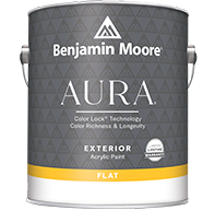 Benjamin Moore Aura Exterior Paint Flat Available in thousands of colors, Ready Mix White AWEP-N629