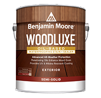 Benjamin Moore Woodluxe Oil-Based Waterproofing Stain + Sealer – Semi-Solid 75 Colors WDLX-593