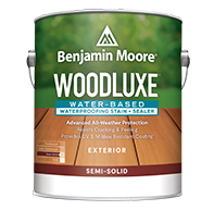 Benjamin Moore Woodluxe Water-Based Waterproofing Stain + Sealer – Semi-Solid 75 Semi-Solid Colors WDLX-693
