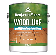 Benjamin Moore Woodluxe Water-Based Deck + Siding Exterior Stain – Solid All 3,500+ Colors WDLX-694