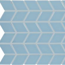Daltile Color Wheel Retro Mosaic Waterfall Chevron 0169CHEV