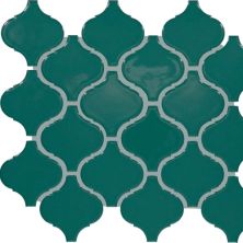 Daltile Color Wheel Retro Mosaic Peacock Arabesque 1102ARA