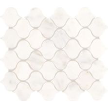 Daltile Marble Collection Deco First Snow Elegance 11 X12 Baroque M190-11251275POL