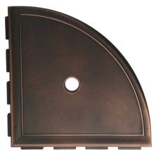 Daltile Bath Accessories Oil Rubbed Bronze Large Corner Shelf with Flange CN15BA6801P