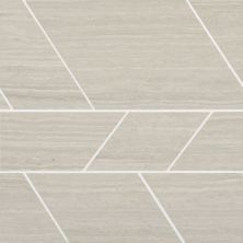 Daltile Limestone Collection Field Tile Chenille White  Modern Linear Polished L191-1212POL