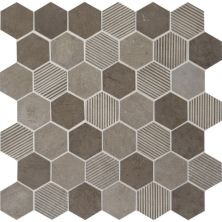 Daltile Limestone Collection Deco Moselle Gris Hexagon L346-1224