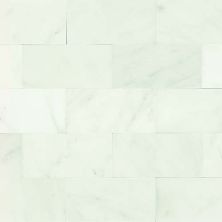 Daltile Marble Collection First Snow Elegance 3 x 6 Honed and Polished M190361L