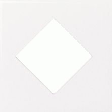 Daltile Fashion Accents 190 Arctic White 4 1/4 x 4 1/4 Diamond Insert FA5119044DIA1P