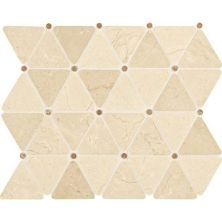 Daltile Stone Mosaics Crema Marfil Classico2 3/4 x 2 1/2 Triangle Mosaic Polished M722TRIANGLMS1P
