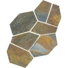 Daltile Slate Collection Mongolian Spring (Pattern Flagstone Natural Cleft Gauged) S781PATTNFLAG1P