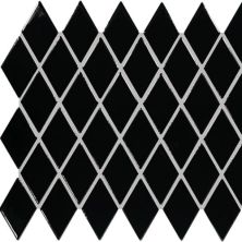 Daltile Color Wheel Retro Mosaic Black Harlequin K111HAR