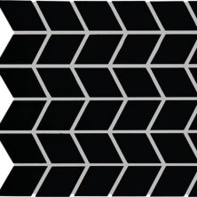 Daltile Color Wheel Retro Mosaic Matte Black Chevron K711CHEV