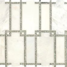 Daltile Lavaliere Deco First Snow Elegance/Ant Mirror Architectural Reflections LV10