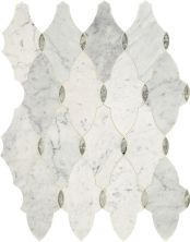 Daltile Lavaliere Carrara White/Antique Mirror LV16ROMANSEPL