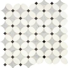 Daltile Lavaliere Deco Carrara/Thassos/Blk Ant Mirror Petal LV21