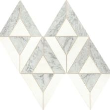 Daltile Lavaliere Deco Carrara White/Thassos White Radiant LV24